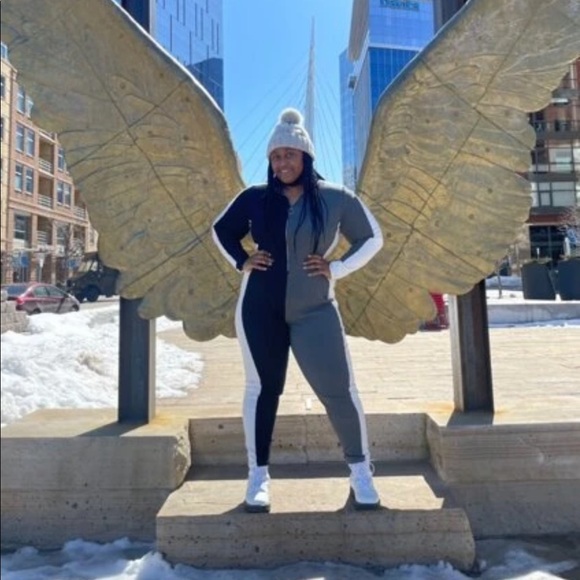 Color block jumpsuit - Picture 2 of 4